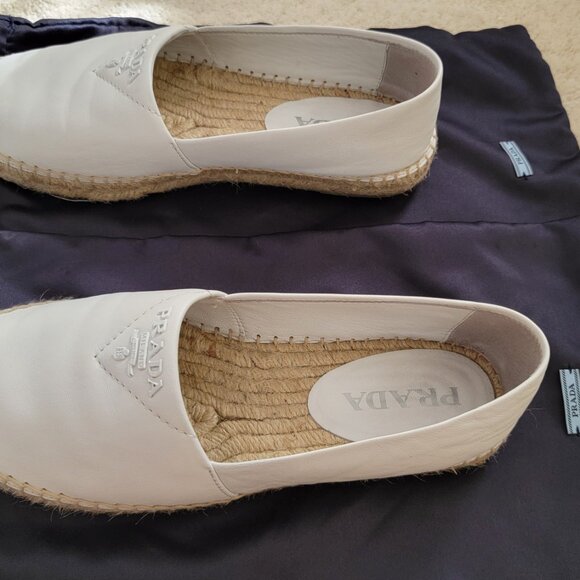 Prada | Nappa leather espadrilles - Picture 8 of 14